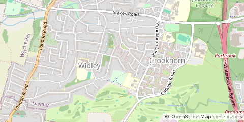 Map of Waterlooville