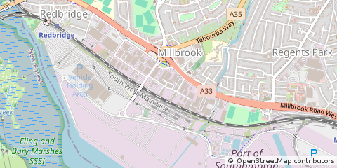 Map of Southampton