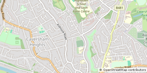 Map of Reading