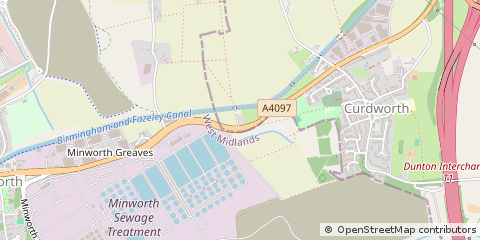 Map of Sutton Coldfield, West Midlands