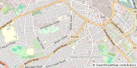 Map of Derby