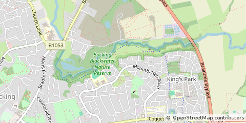 Map of Braintree