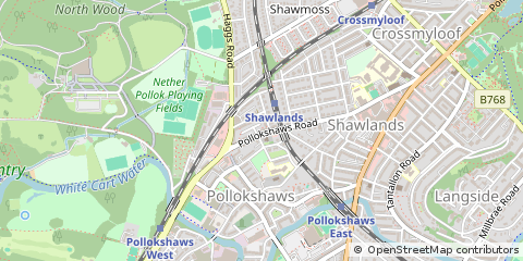 Map of Glasgow