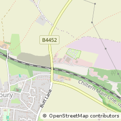 Map of Harbury, Warwickshire