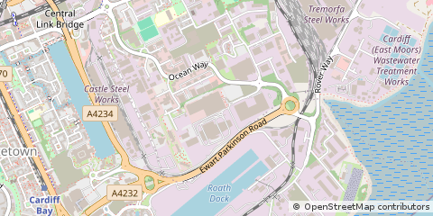 Map of Cardiff