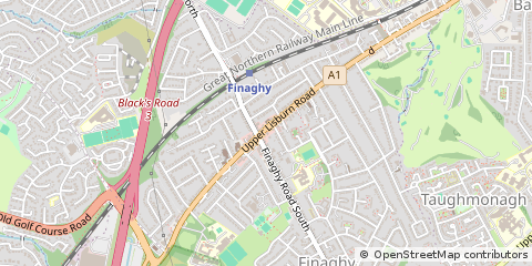 Map of Belfast