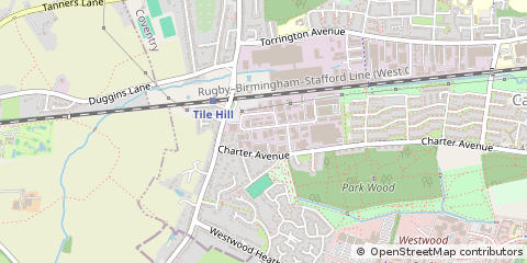 Map of West Midlands