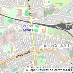 Map of Gosforth, Newcastle Upon Tyne