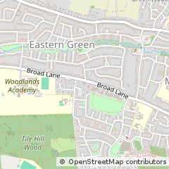 Map of Coventry, West Midlands