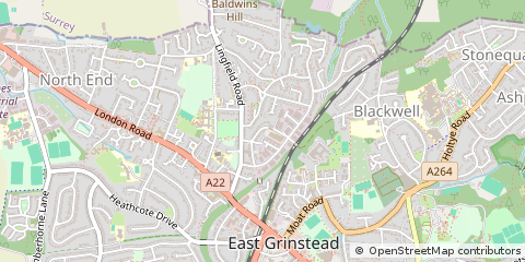 Map of East Grinstead