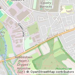 Map of Hounslow, Surrey