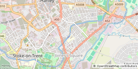 Map of Stoke-on-Trent