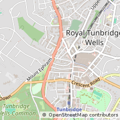 Map of Tunbridge Wells