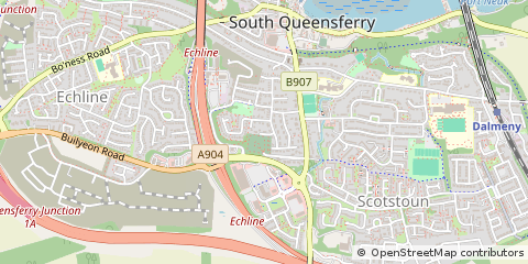 Map of West Lothian