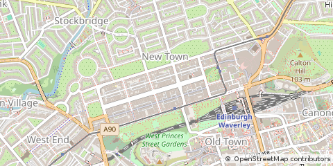 Map of Edinburgh