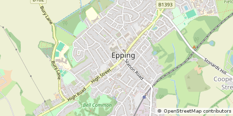 Map of Epping