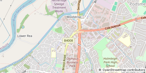 Map of Gloucester