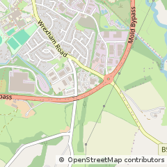 Map of Mold, Flintshire