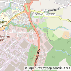 Map of Crewe, Cheshire