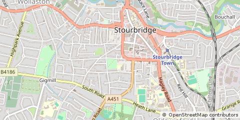 Map of West Midlands