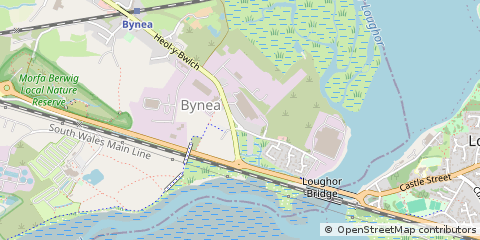 Map of Llanelli