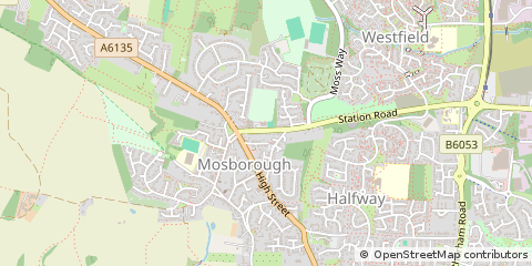 Map of Sheffield