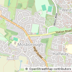 Map of Sheffield