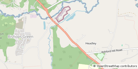 Map of Thatcham, Hampshire
