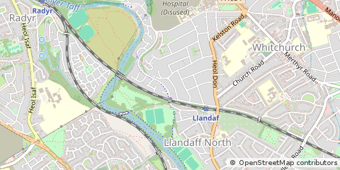 Map of Cardiff