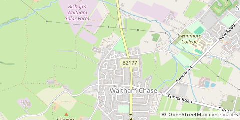 Map of Southampton, Hampshire