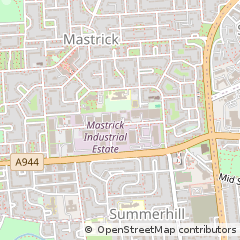Map of Aberdeen, Grampian