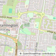 Map of Northumberland