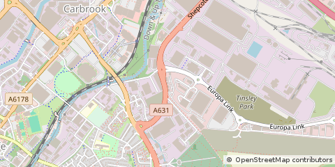 Map of Sheffield