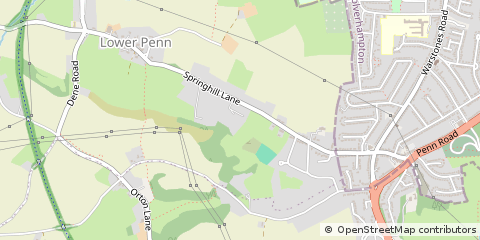 Map of Wolverhampton, West Midlands
