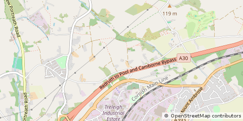 Map of Redruth