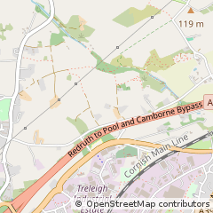 Map of Redruth