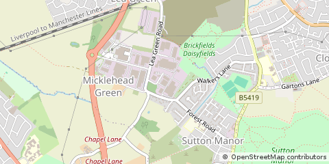 Map of ST Helens