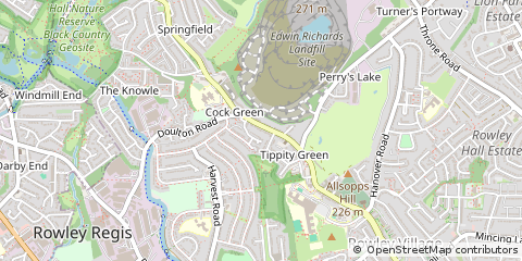 Map of Rowley Regis