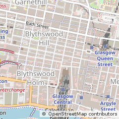 Map of Glasgow