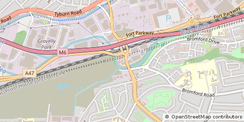 Map of Birmingham, West Midlands