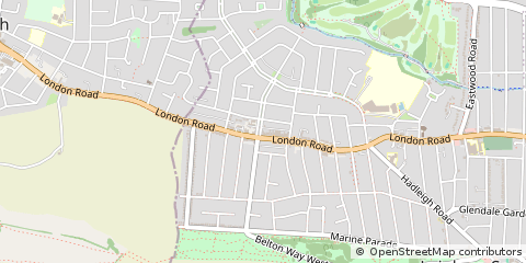 Map of Leigh on SEA, Essex