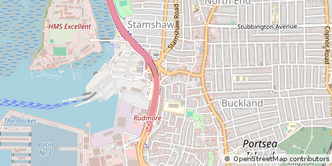 Map of Portsmouth, Hampshire