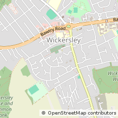 Map of Rotherham