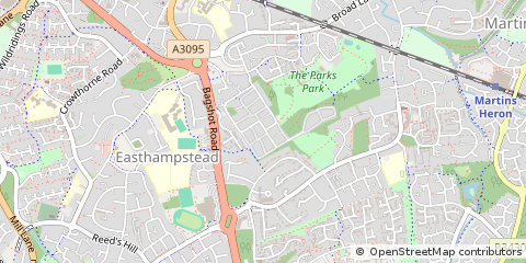 Map of Bracknell