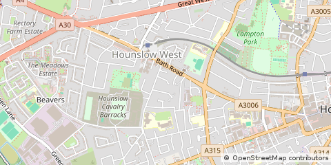 Map of Hounslow