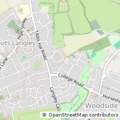 Map of Abbots Langley