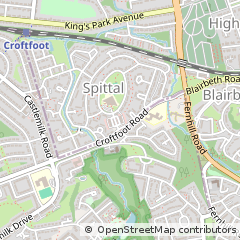 Map of Glasgow, South Lanarkshire