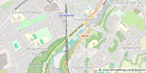 Map of Huddersfield