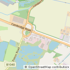 Map of Huntingdon, Cambridgeshire