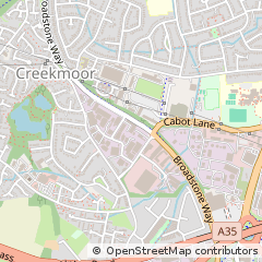 Map of Poole, Dorset